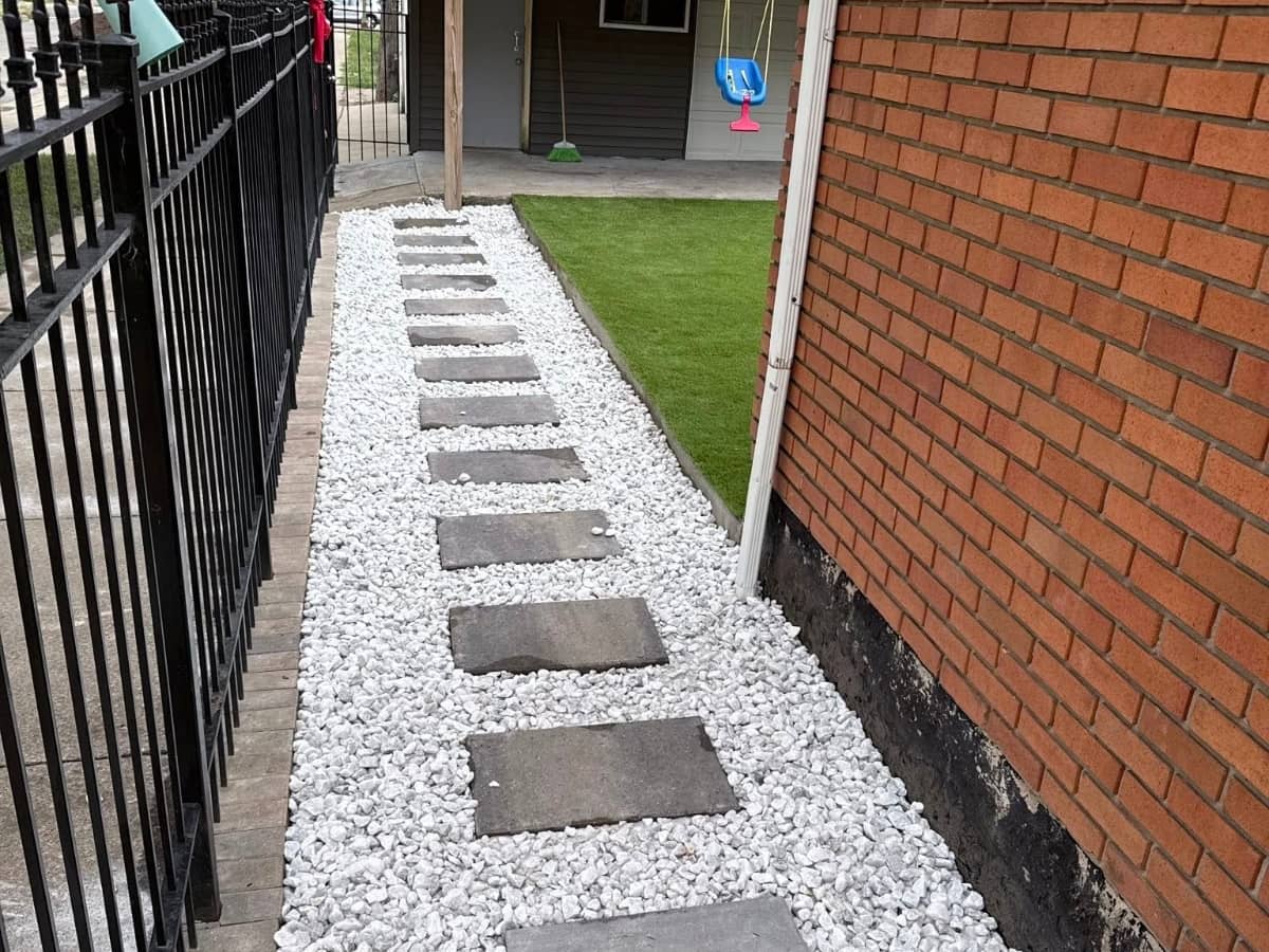 stone walkway design