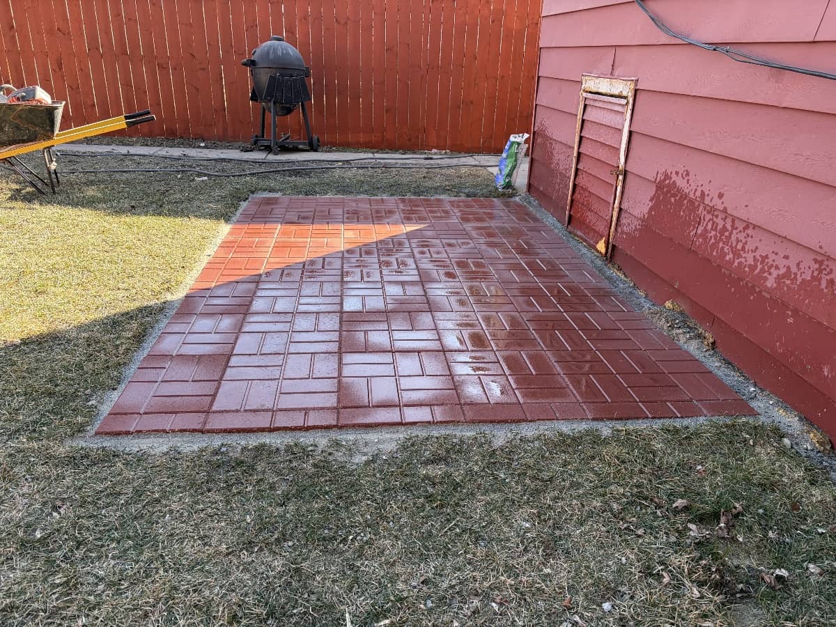 paver patio near home